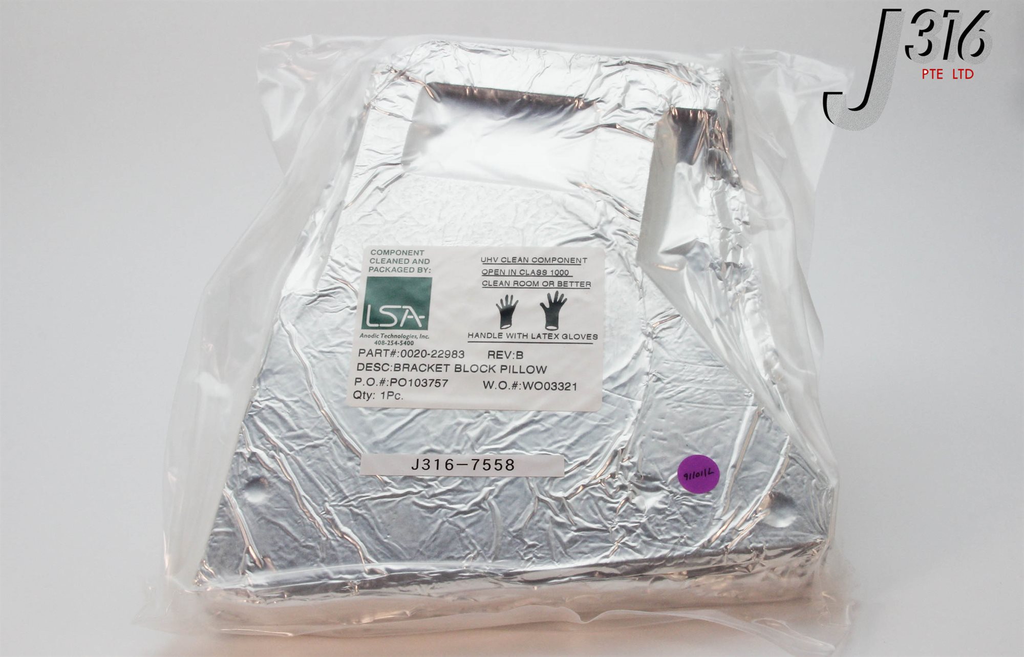 7558 APPLIED MATERIALS BRACKET PILLOW BLOCK (NEW) 0020-22983 | eBay